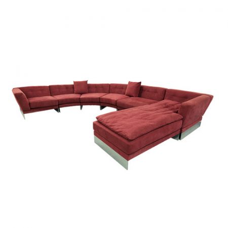 Ochre Eternal Dreamer Sectional Sofa w/Chaise (7pc)