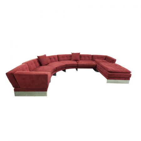 Ochre Eternal Dreamer Sectional Sofa w/Chaise (7pc)