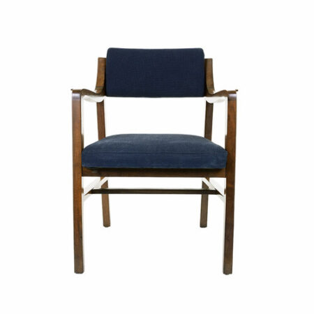 Pair of Edward Wormley Walnut Lounge Chairs