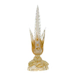 Vintage Murano Glass Pheasant with Gold Leaf