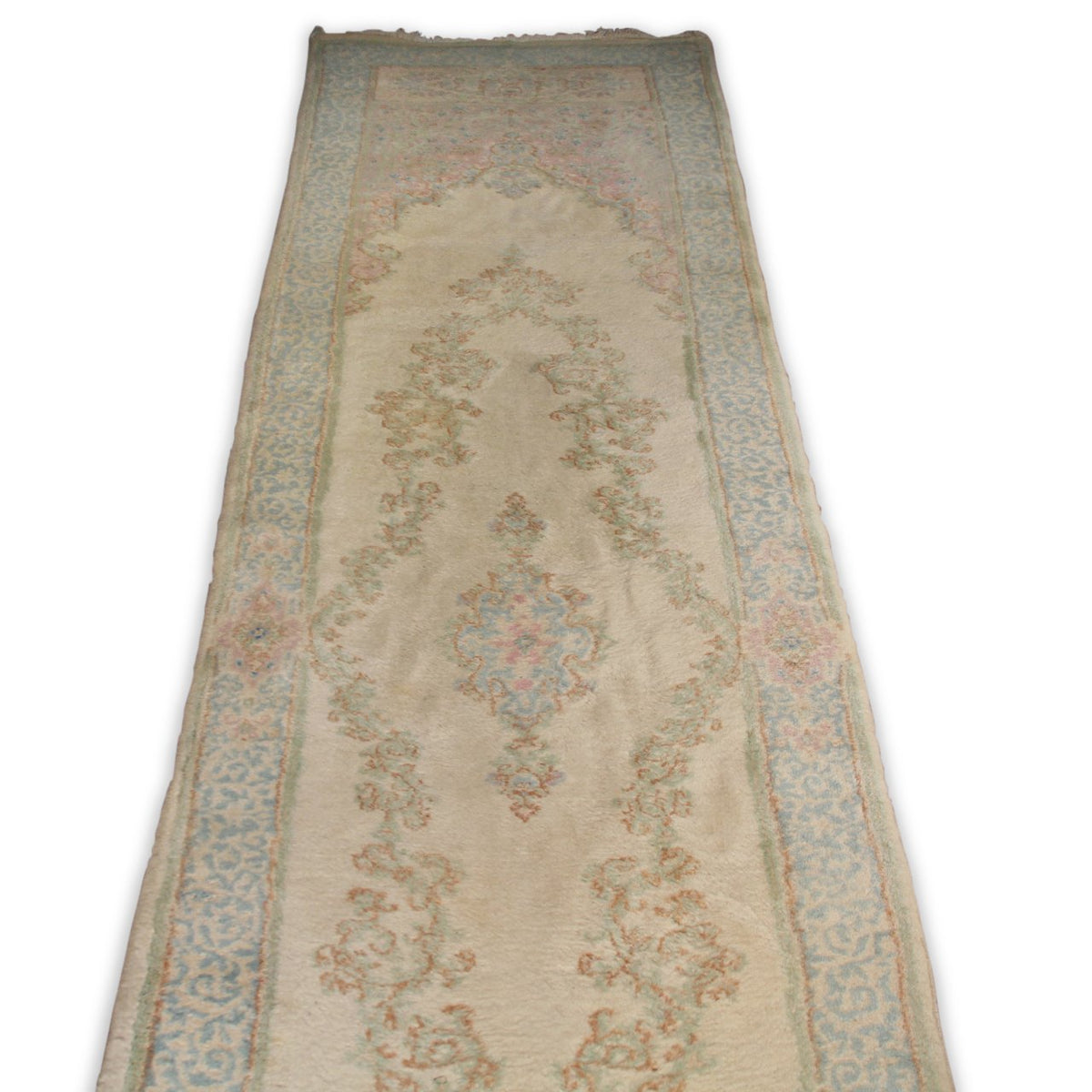 Antique Agra Runner Carpet  (12 ft 11 in x 2 ft 4 in)