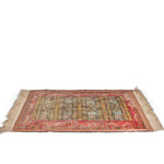 Antique Handknotted Caucasian Silk Carpet ( 3 ft 9 in x 5 ft 3 in)