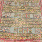 Antique Handknotted Caucasian Silk Carpet ( 3 ft 9 in x 5 ft 3 in)