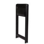 Arturo Black Folding Stool by Giobagnara