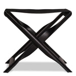 Arturo Black Folding Stool by Giobagnara