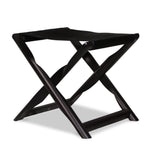 Arturo Black Folding Stool by Giobagnara