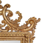 Vintage Carved Italian Gilt Mirror