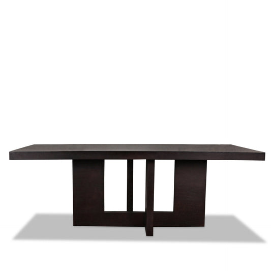 Contemporary Espresso Finish Dining Table