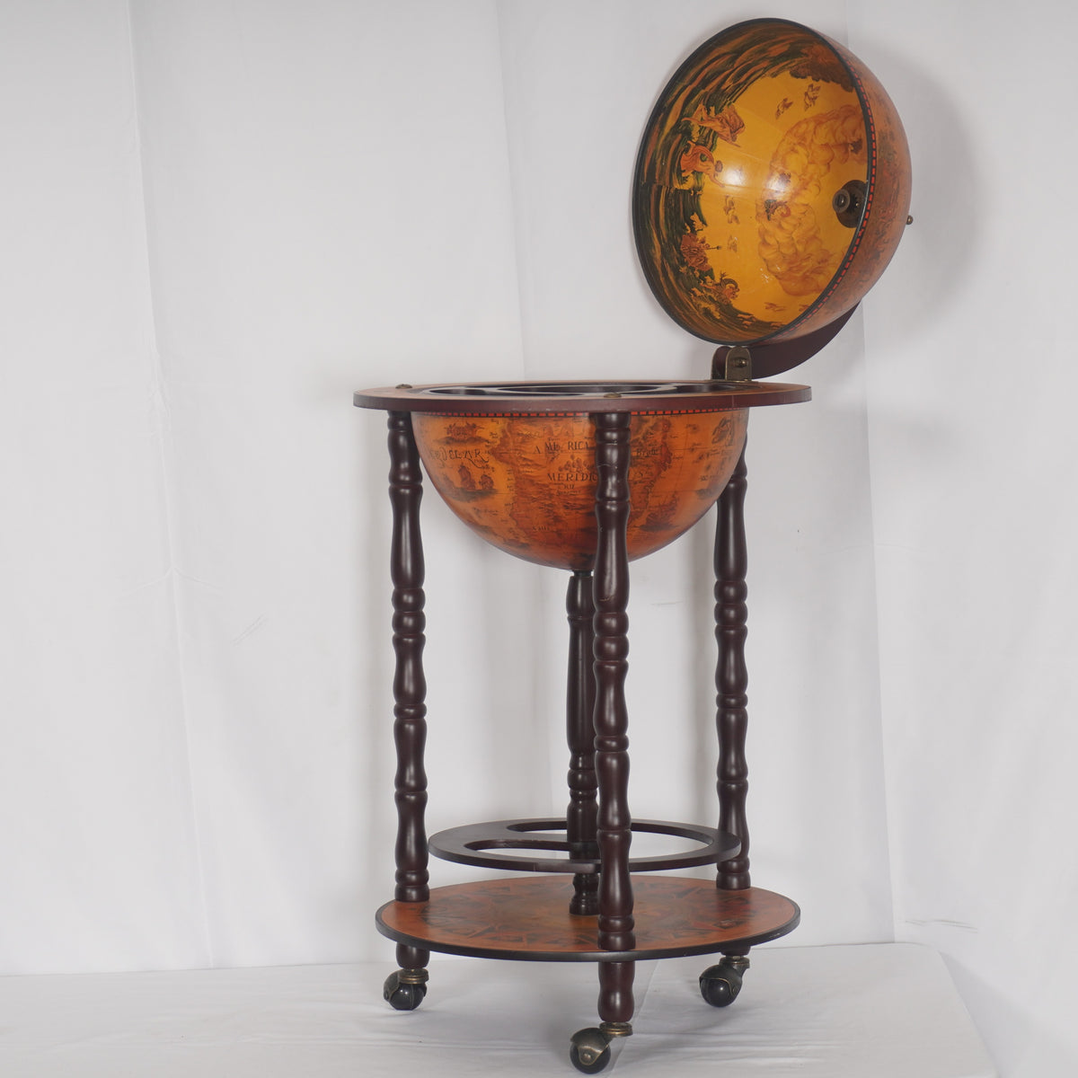 Globe Wine Bar Stand, Replica