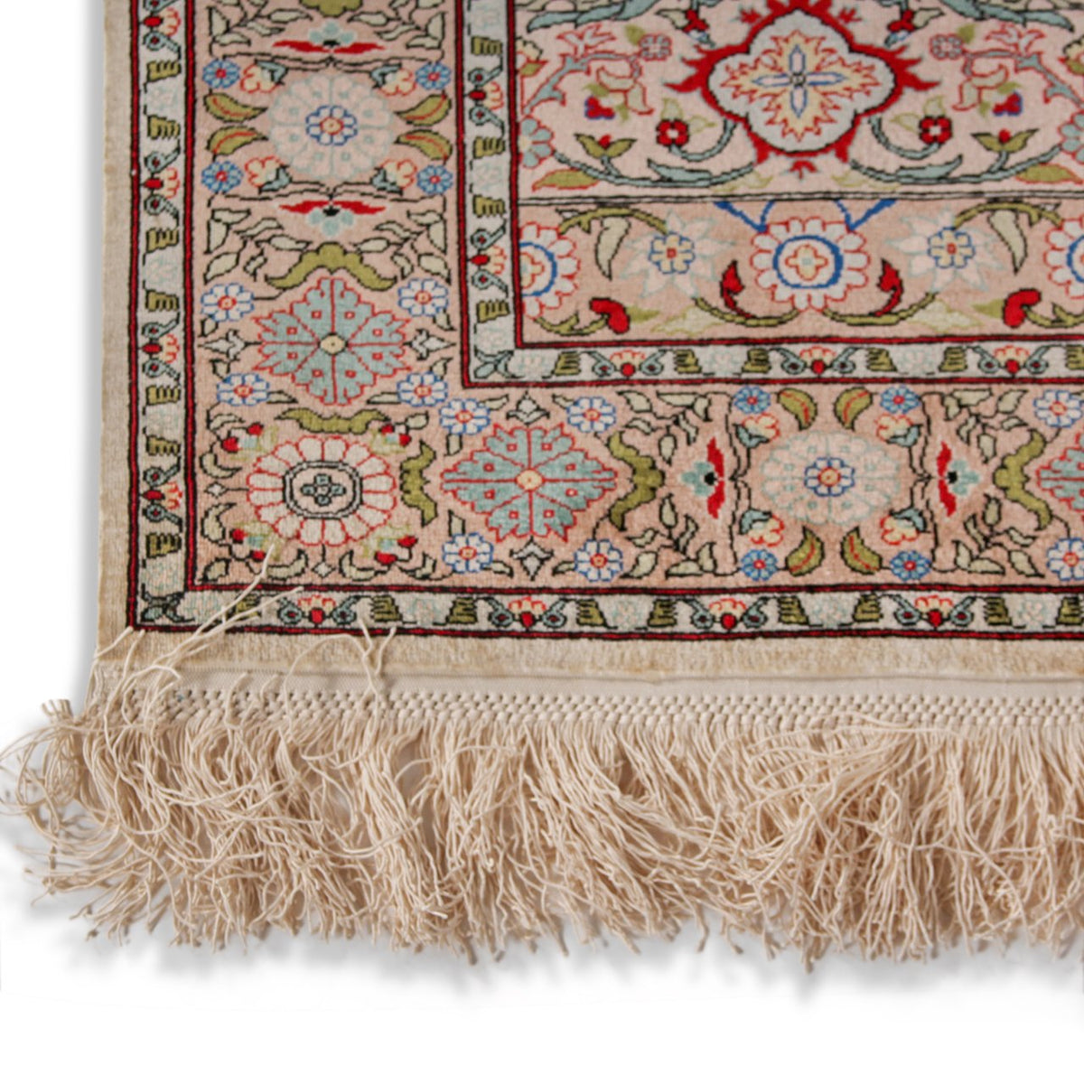 Handknotted Hereke Silk Carpet (2 ft 3 in x 3 ft)