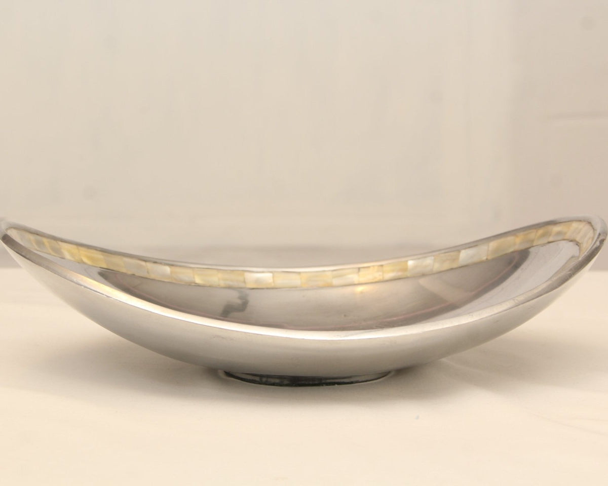 Set of 4 Assorted Designer Silver Dishes