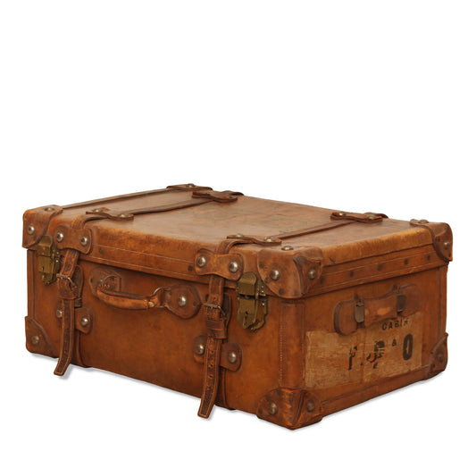 Antique Italian Leather Luggage