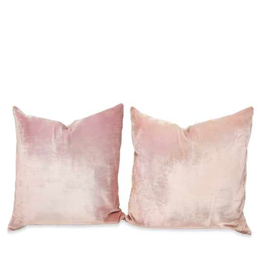 Lilac Ombre Square Velvet Pillow Cover by Kevin O'Brien Studio