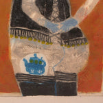 Theo TobiasseDame a la Theiere Bleue 1981 Carborundum Gravure 9 of 75