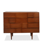 Vintage Gio Ponti Style Four Drawer Commode or Dresser