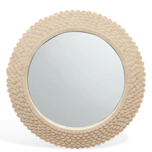 Made Goods Bone Round Mirror