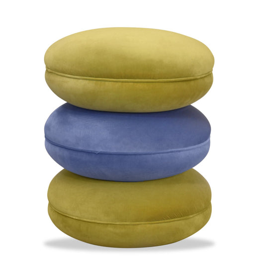 Mildred Stacked Macaroon Pouf