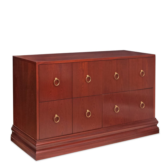 Modern Mahogany Dresser or Office Credenza