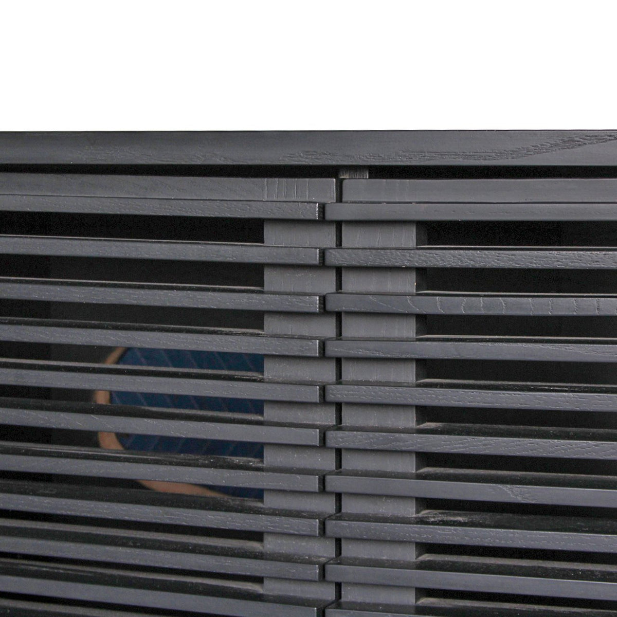 Modern Wood Slat Media Console