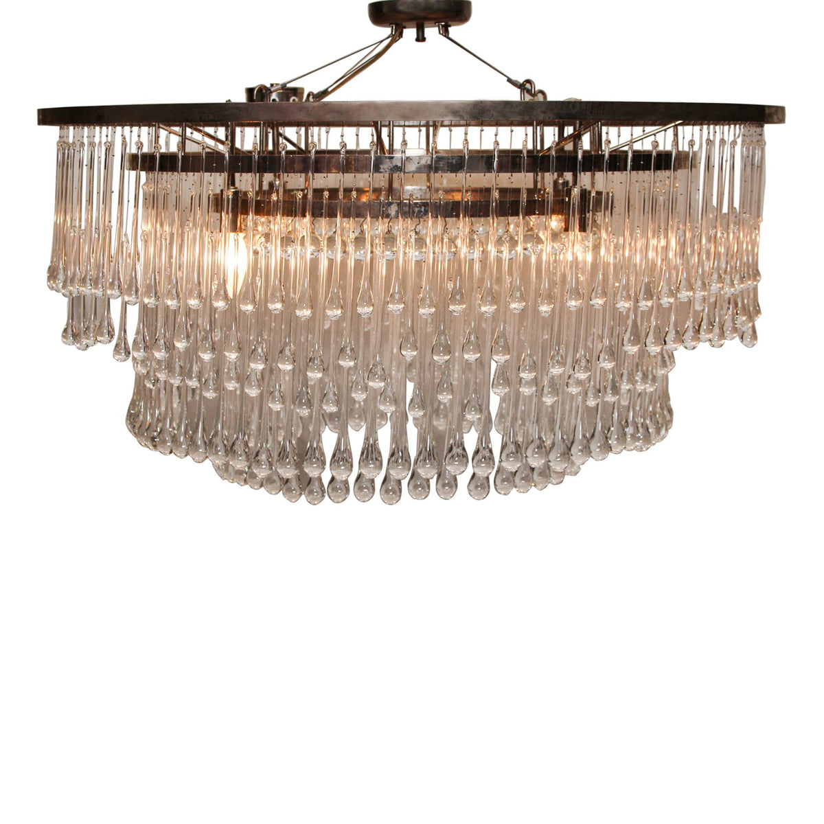 Ochre Light Drizzle Round Chandelier