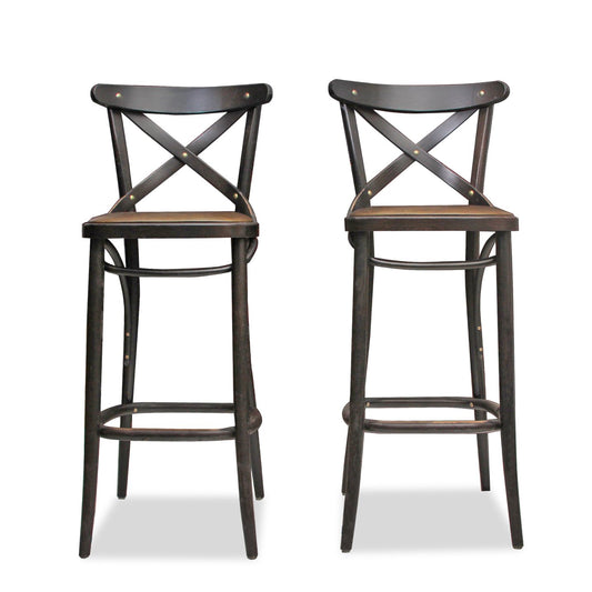 Pair of Beaufurn Pub TB-24 Barstools