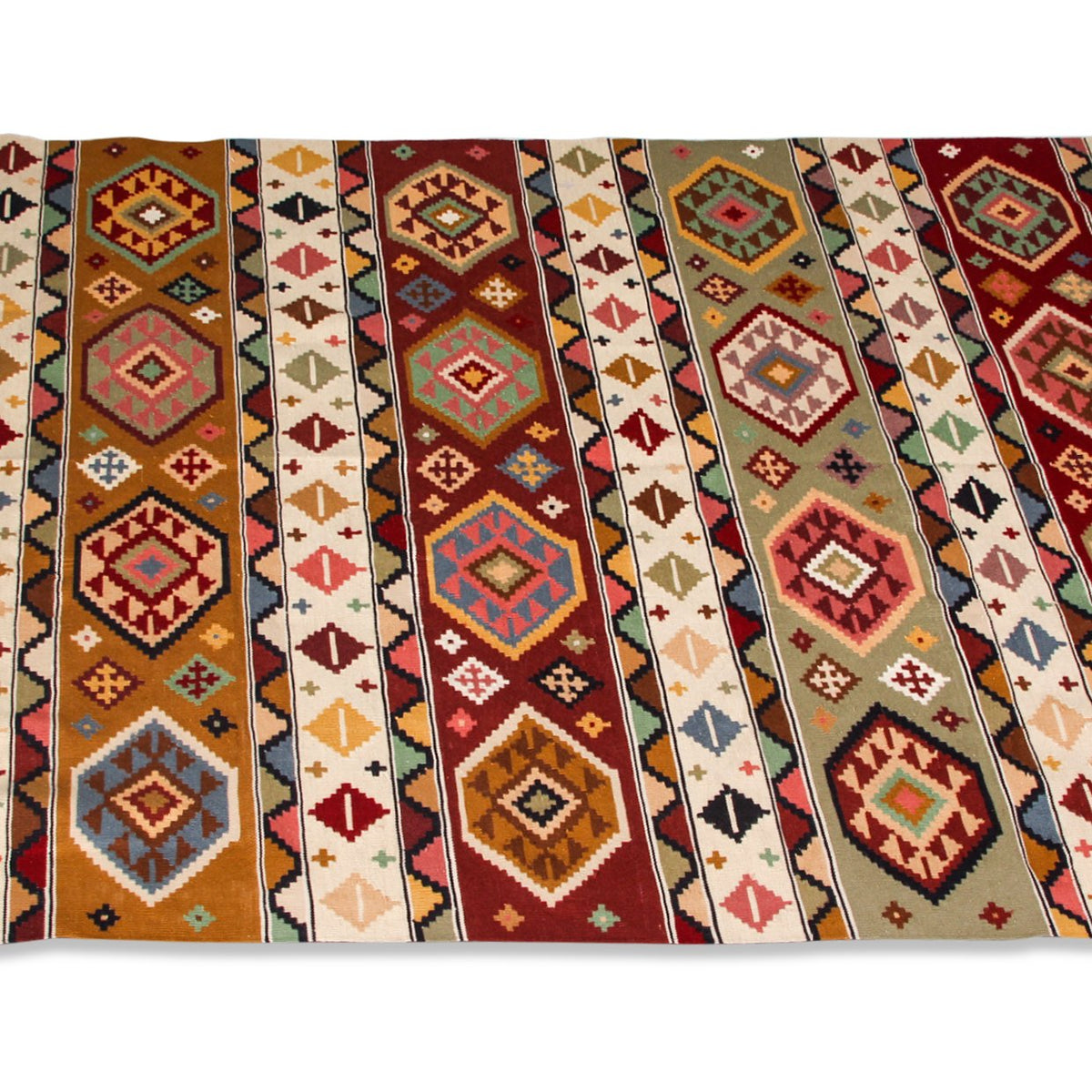 Persian Shiraz Kilim Carpet (5 ft x 7 ft 10 in)