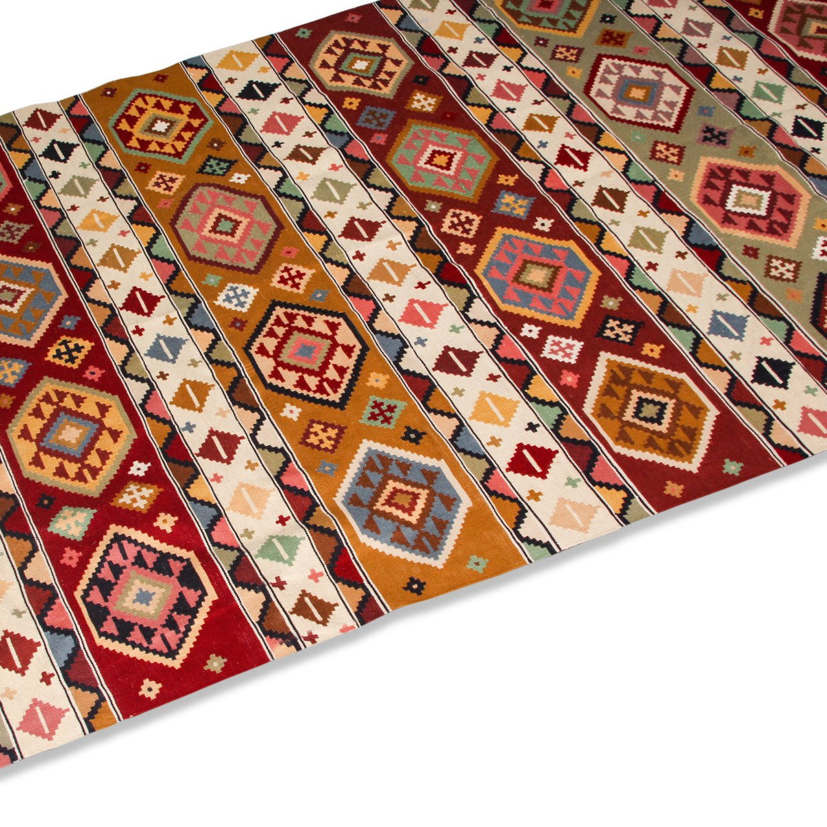 Persian Shiraz Kilim Carpet (5 ft x 7 ft 10 in)