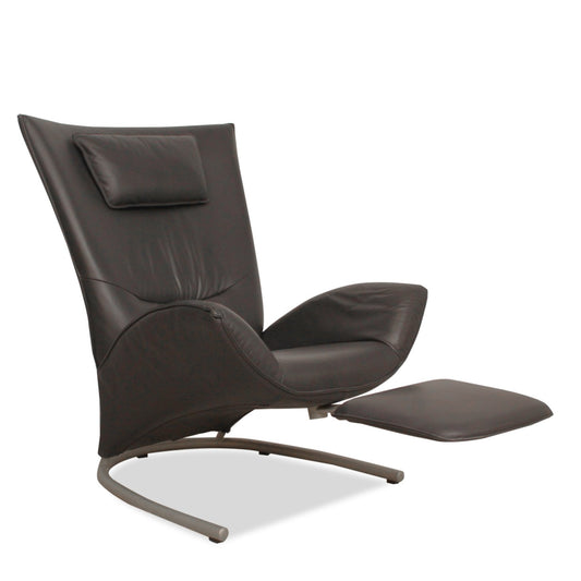 Rolf Benz Armchair with Hidden Footrest