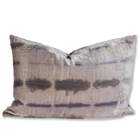 Satin Velvet Lumbar Pillow