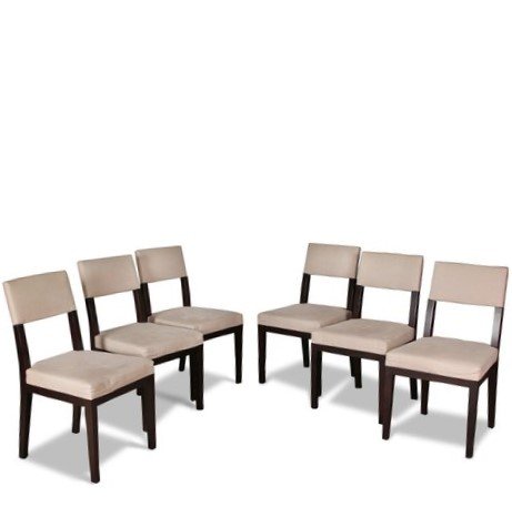 Set of 6 Modern Custom Dining Chairs