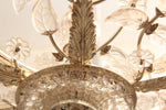 Silver Gilt Venetian Crystal Chandelier