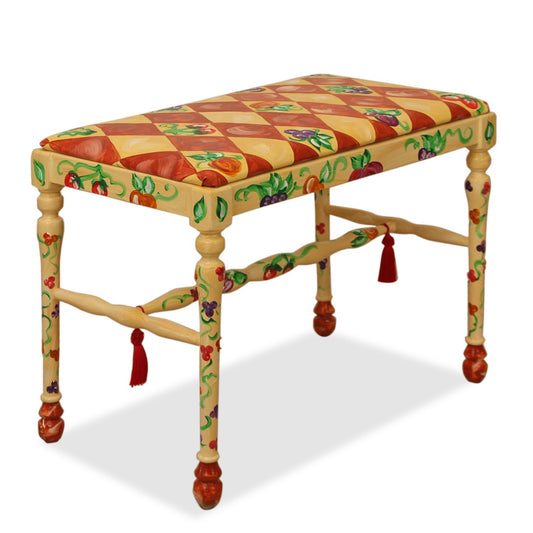 Suzanne MacCrone Hand Painted Bench