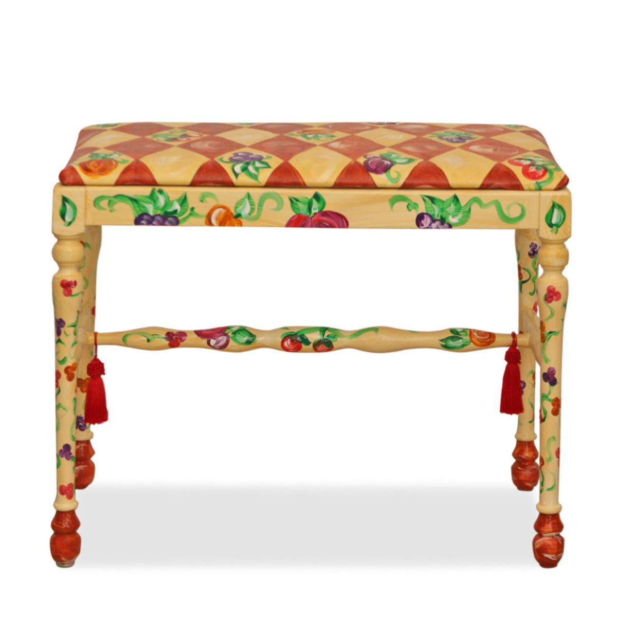 Suzanne MacCrone Hand Painted Bench