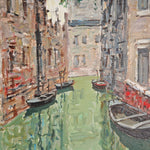 Venice Canal Oil Painting