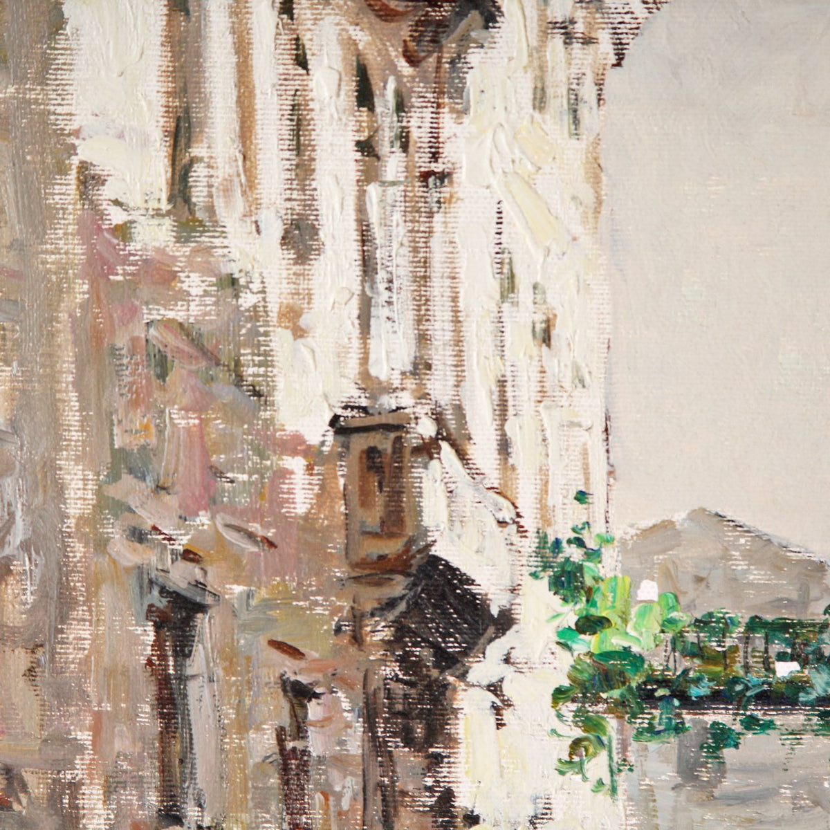 Venice Canal Oil Painting