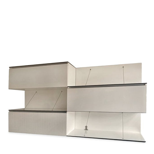 Custom Contemporary Wall Shelves and Cabinet