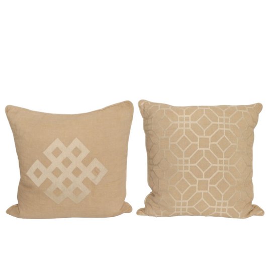 C Wonder Linen Pillows, Pair of