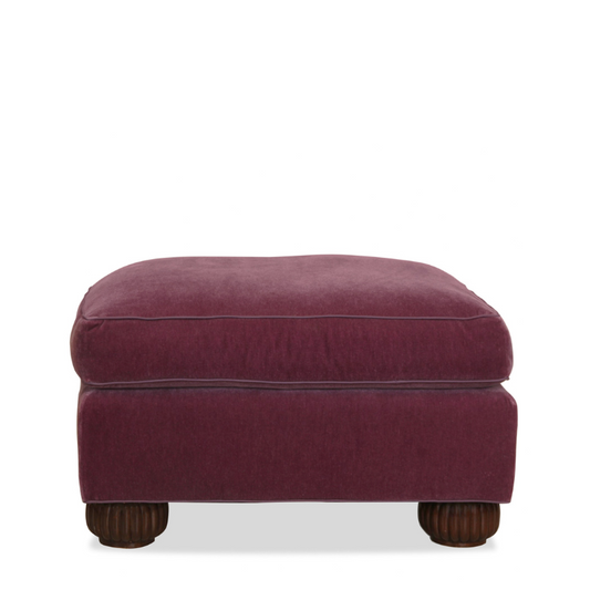 Rose Tarlow Melrose House Ottoman in the style of   Émile-Jacques Ruhlmann