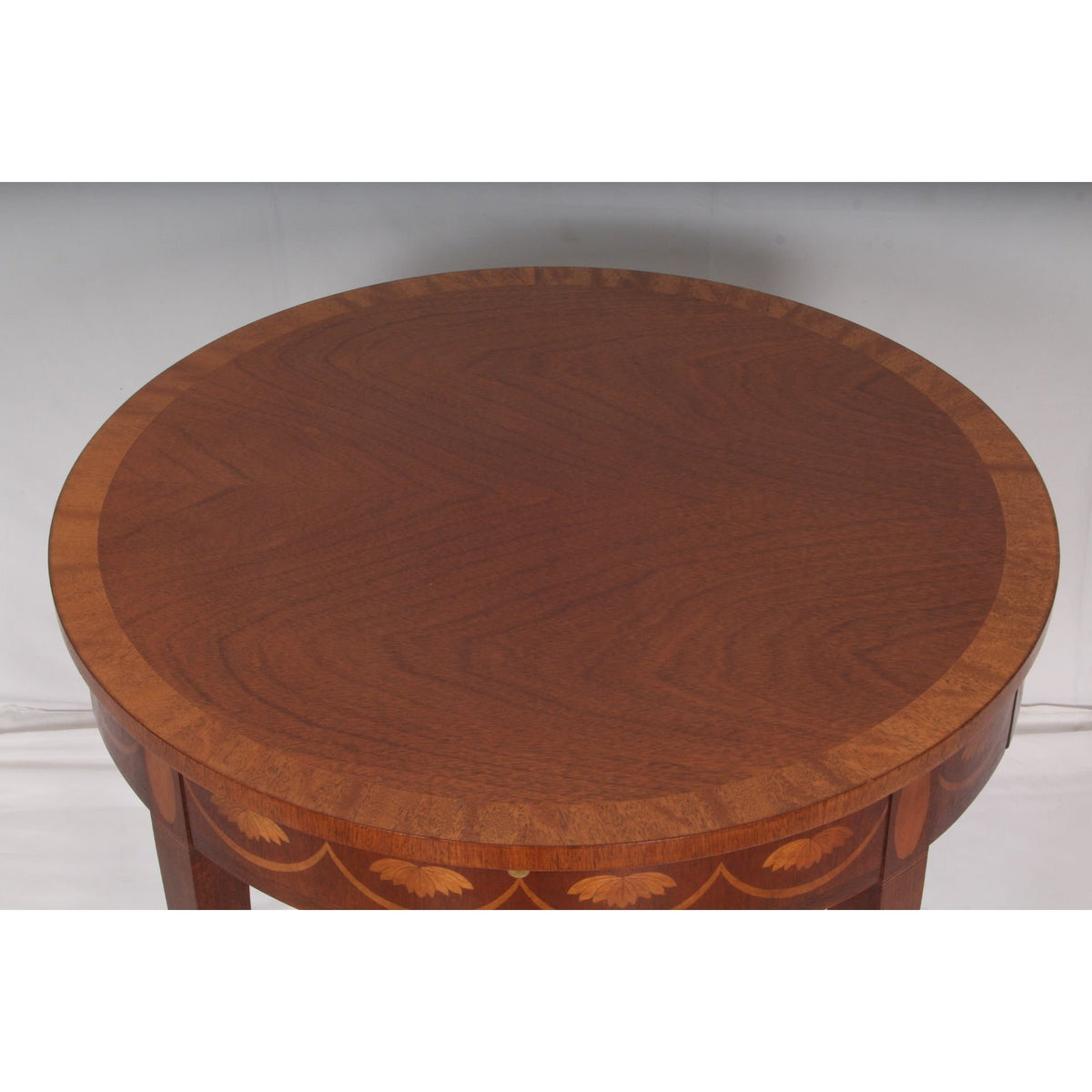 Baker Furniture Federal Inlaid Mahogany Tea Table or Occasional Side Table