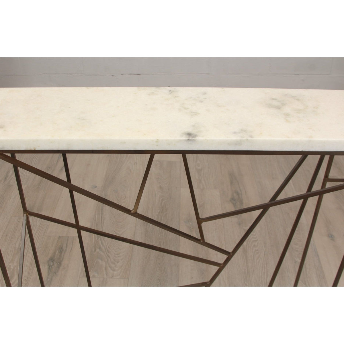 Modern Iron Marble Console