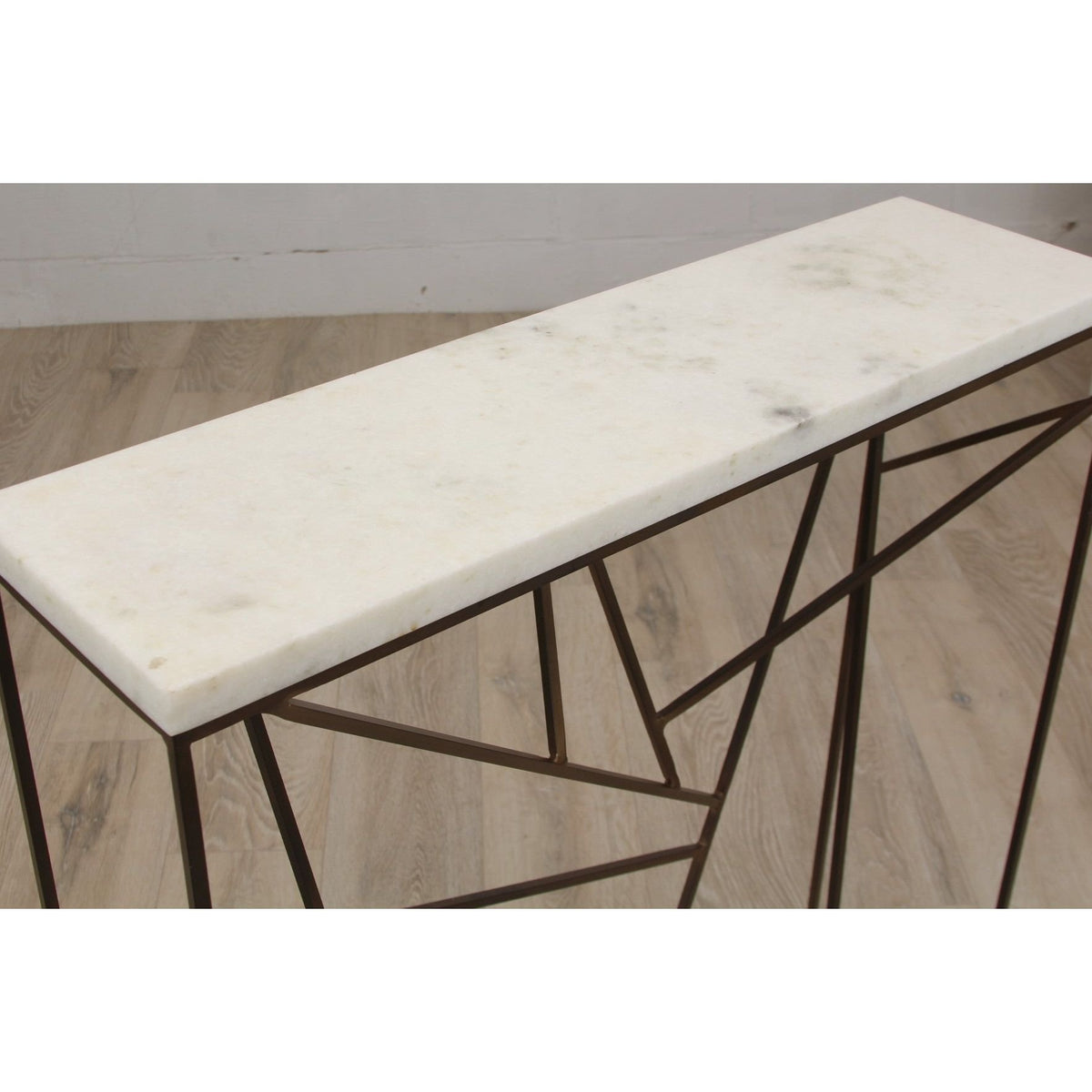 Modern Iron Marble Console