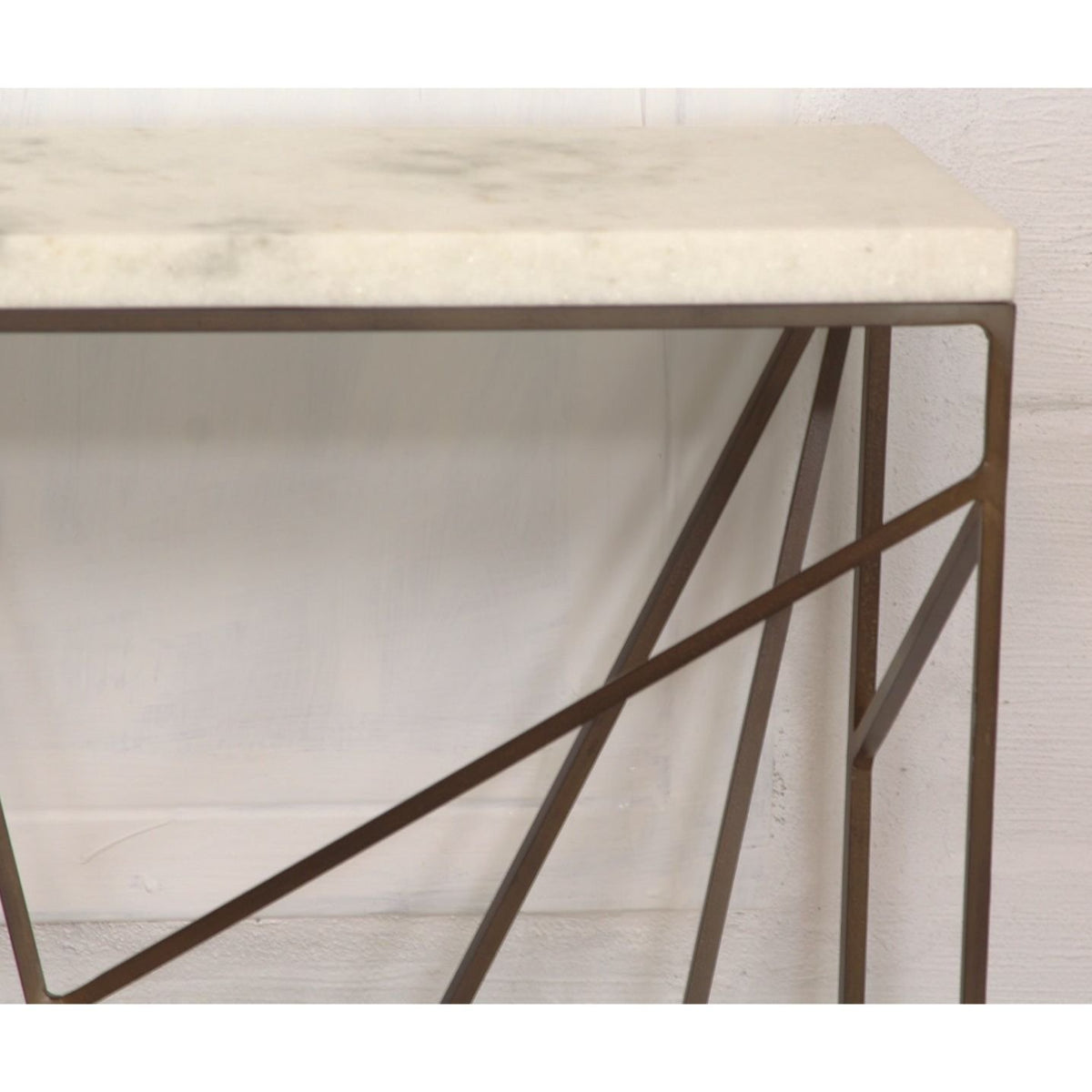 Modern Iron Marble Console